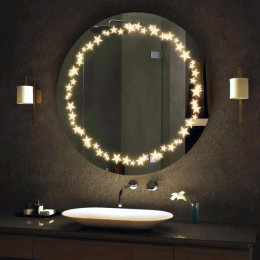 Зеркало в ванную с подсветкой Изабелла