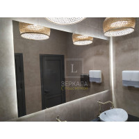 Зеркало для ванной комнаты с внутренней подсветкой Прайм 190х80 см