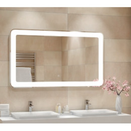 Зеркало для ванной с подсветкой Милан 135х75 см