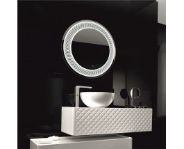 Зеркало с подсветкой для ванной комнаты Затмение 70 см